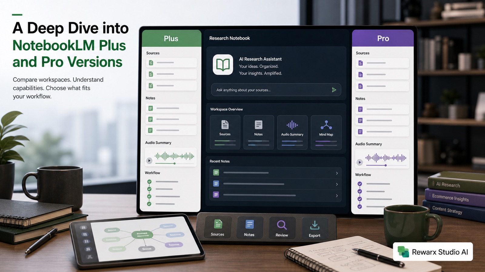A Deep Dive into NotebookLM Plus and Pro Versions
