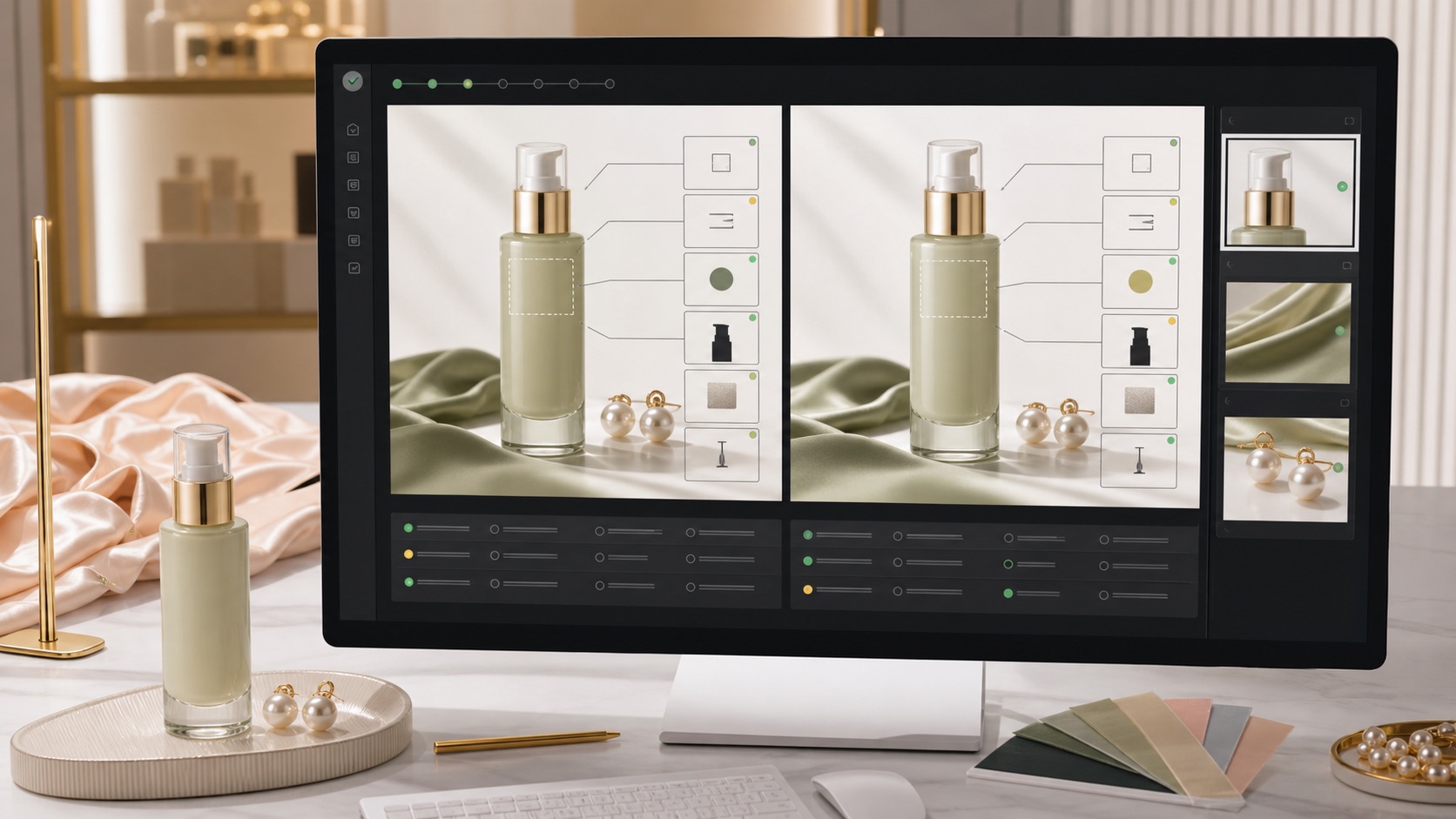 最佳 AI 商品攝影軟體與電商圖片工作流 | Rewarx Studio AI - 很多 AI 工具能做出好看的圖，但不一定能做出可發布的商業資產。