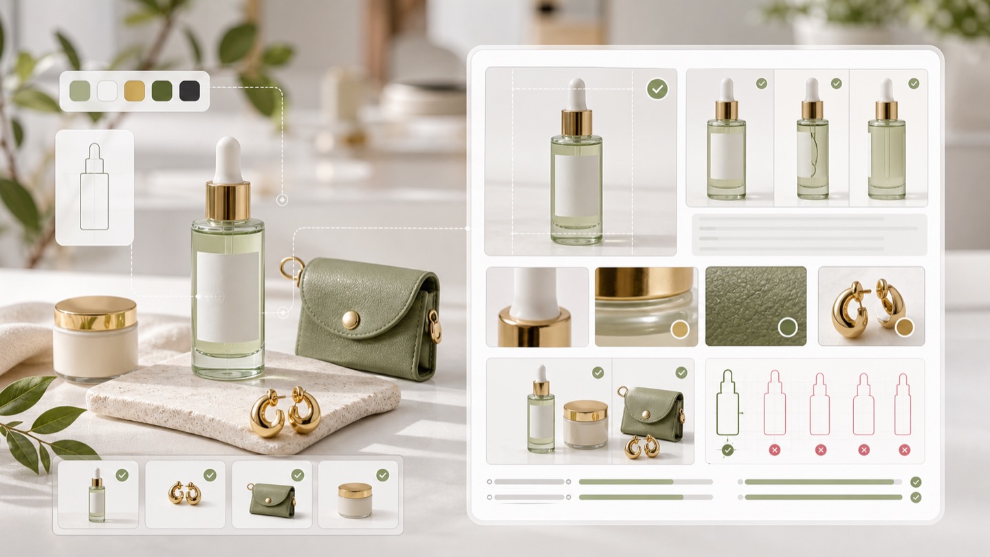 Shopify produktbilledets pakkenojagtighed-tjek | Rewarx Studio AI - Shopify produktbilledets pakkenojagtighed-tjek til produktbilleder der kan tjekkes før publicering