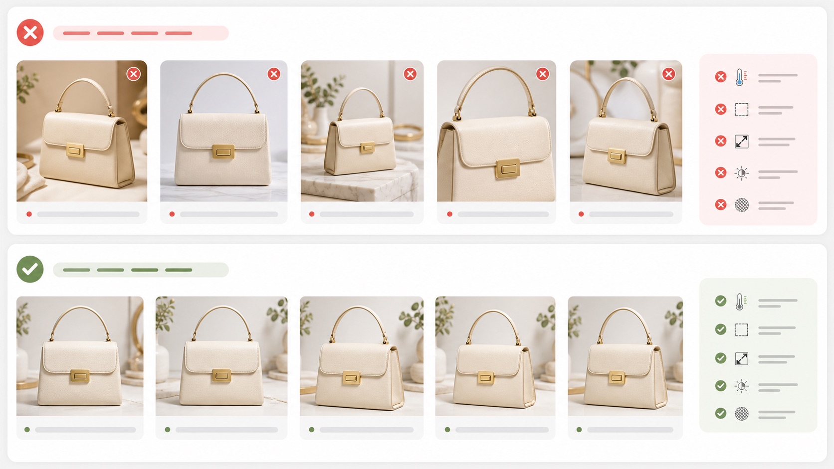 一致的 AI 商品圖與 SKU 視覺一致性工作流 | Rewarx Studio AI - 提高 AI 商品圖一致性的最佳實踐 一致的 AI 商品圖與 SKU 視覺一致性工作流 | Rewarx Studio AI - 提高 AI 商品圖一致性的最佳實踐