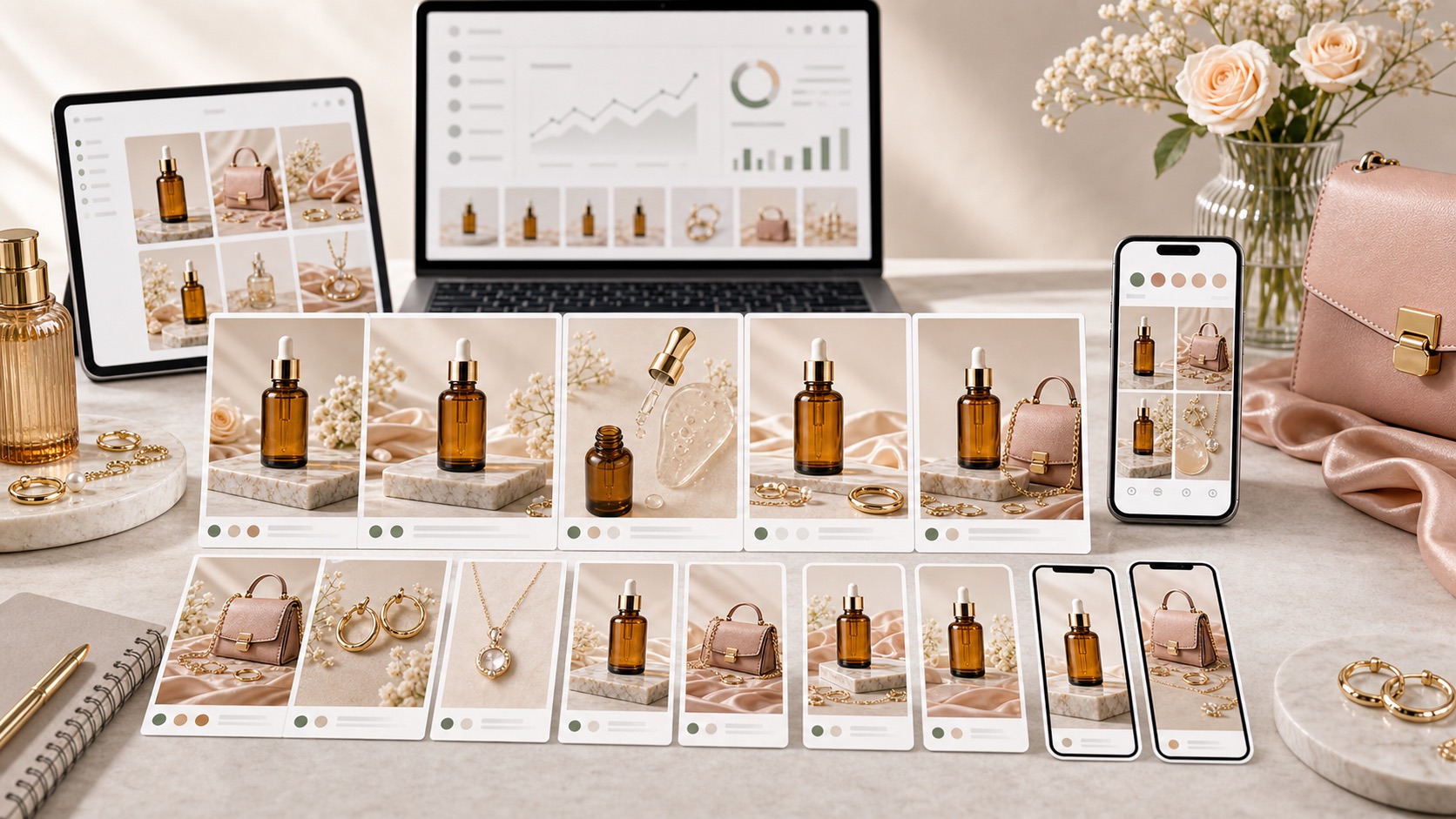 Produktfotografie Trends 2026 | Rewarx Studio AI - Mache aus den Trends 2026 ein funktionierendes Bildsystem