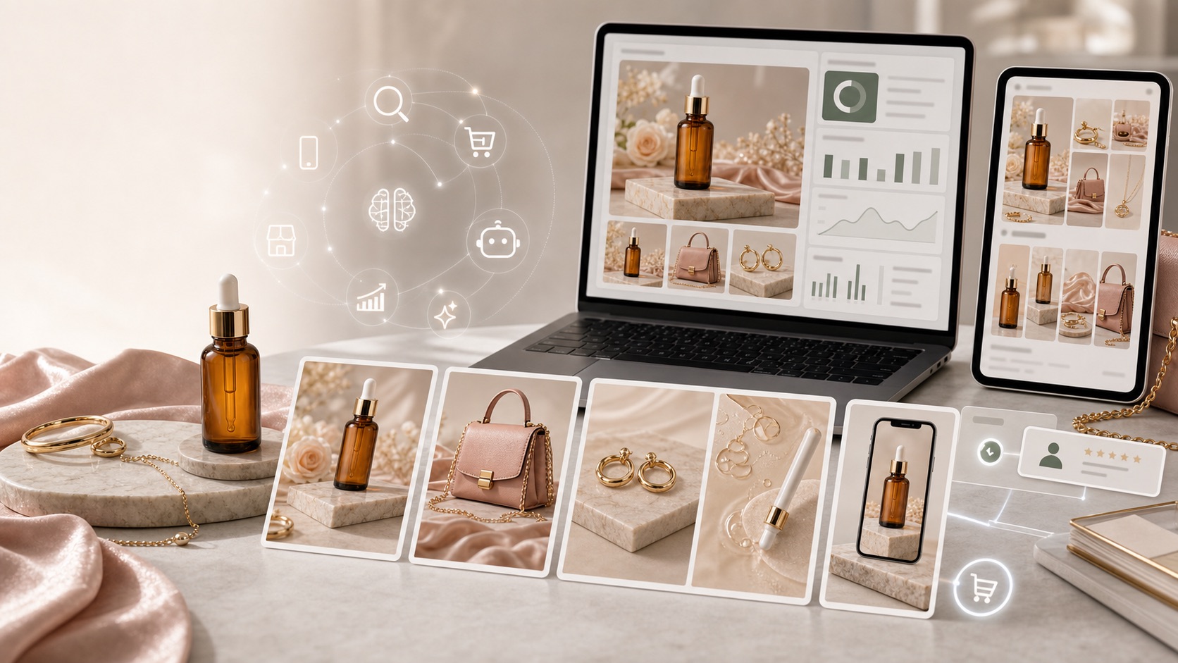 Produktfotografie Trends 2026 | Rewarx Studio AI - Produktfotografie Trends 2026: KI-bereite E-Commerce-Bilder für Vertrauen, Suche und Conversion