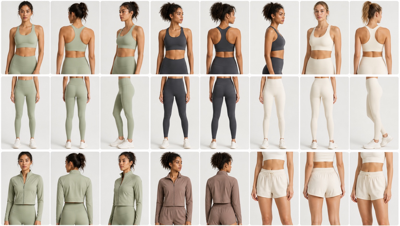 Rewarx Studio AI Shopify activewear-billedgenerator: Activewear-kobere skal kunne se stof, syninger, stottezoner og farve Rewarx Studio AI Shopify activewear-billedgenerator: Activewear-kobere skal kunne se stof, syninger, stottezoner og farve
