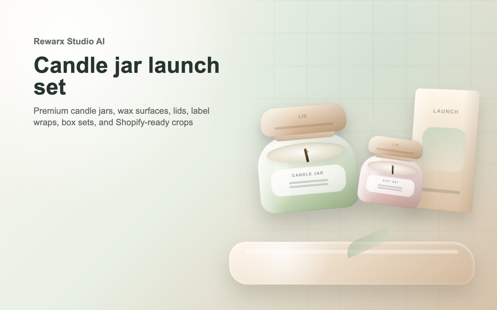 Rewarx Studio AI Shopify mockup-generator til candle jar-flaskeflasker: Hvor candle jar-flaske-mockups understøtter Shopify-salg Rewarx Studio AI Shopify mockup-generator til candle jar-flaskeflasker: Hvor candle jar-flaske-mockups understøtter Shopify-salg