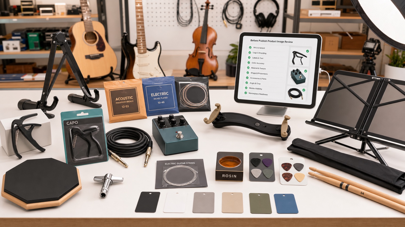 kytarove struny | Rewarx Studio AI hlavni vizual kytarove struny | Rewarx Studio AI hlavni vizual