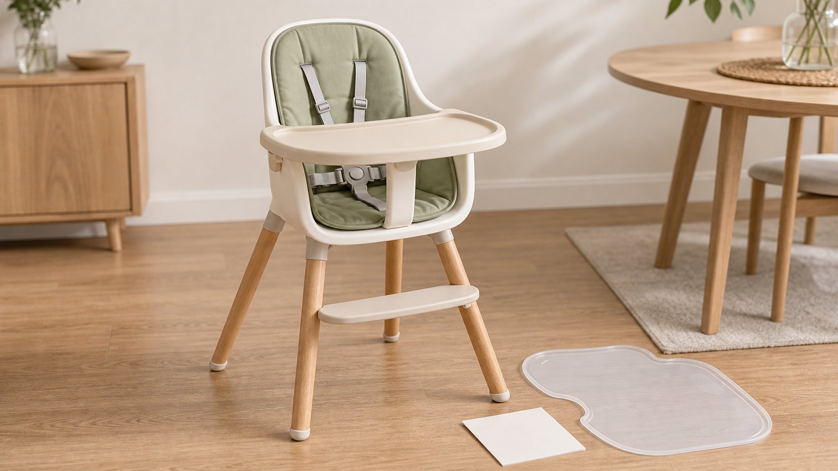 Baby hoy stol spiseplass hjem visuell mal - Produktreferanse
