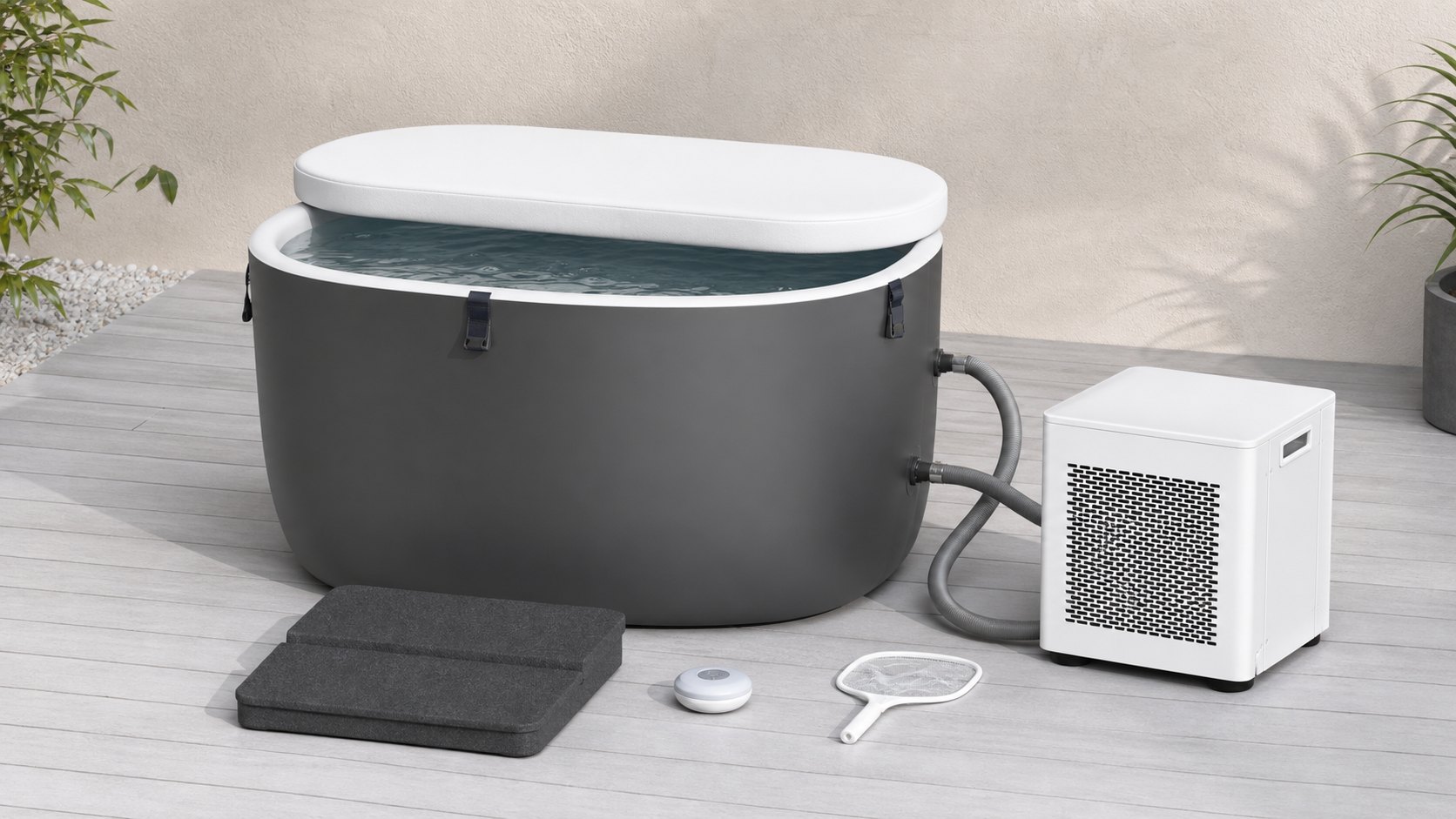 Cold Plunge Wanne Backyard Wellness Visual-Vorlage - Produktreferenz Cold Plunge Wanne Backyard Wellness Visual-Vorlage - Produktreferenz