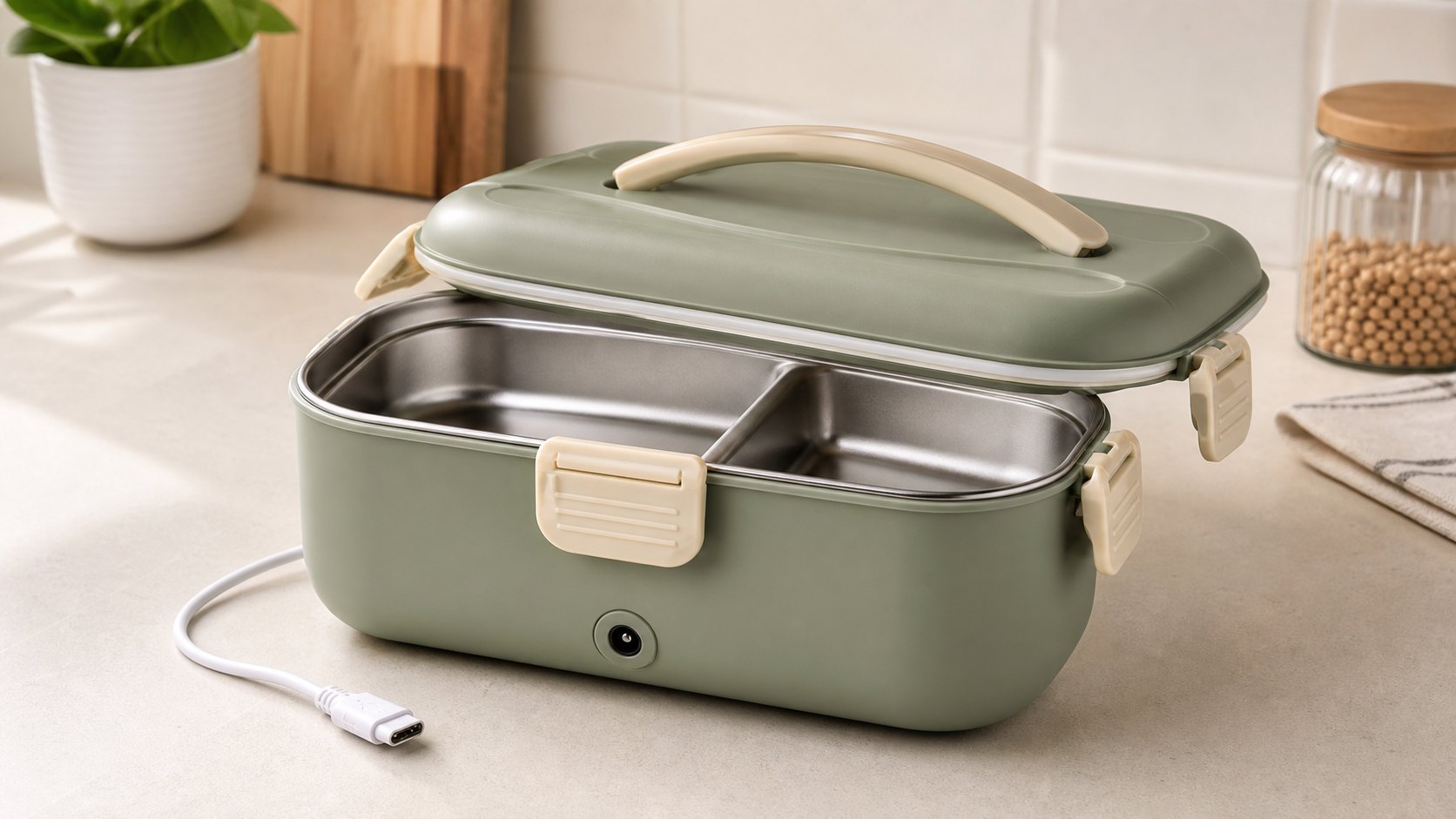 Cutie pranz electrica incalzita meal prep sablon vizual - Referință produs Cutie pranz electrica incalzita meal prep sablon vizual - Referință produs