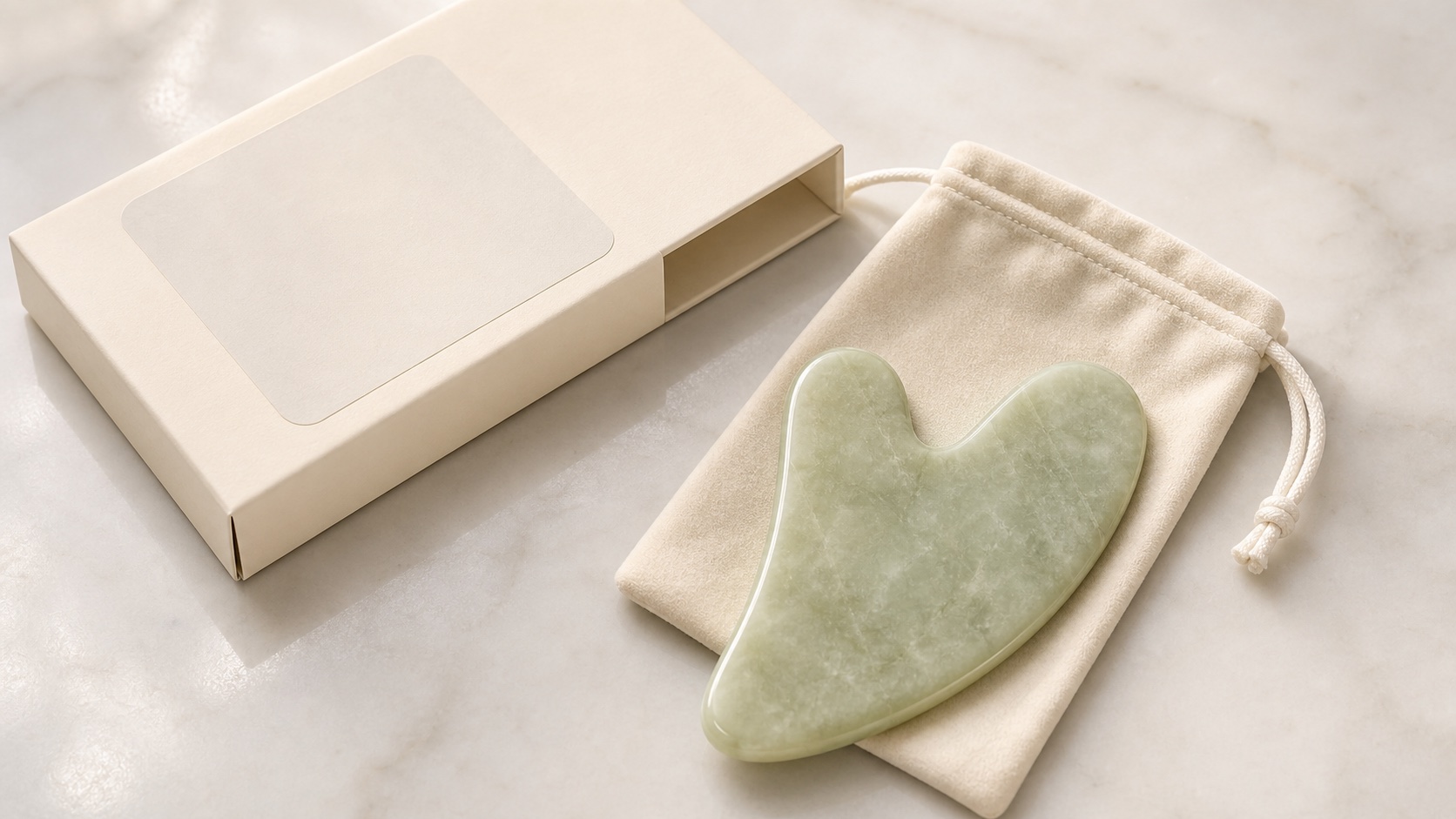 Gua Sha Gesichtstool Beauty Visual-Vorlage - Produktreferenz Gua Sha Gesichtstool Beauty Visual-Vorlage - Produktreferenz