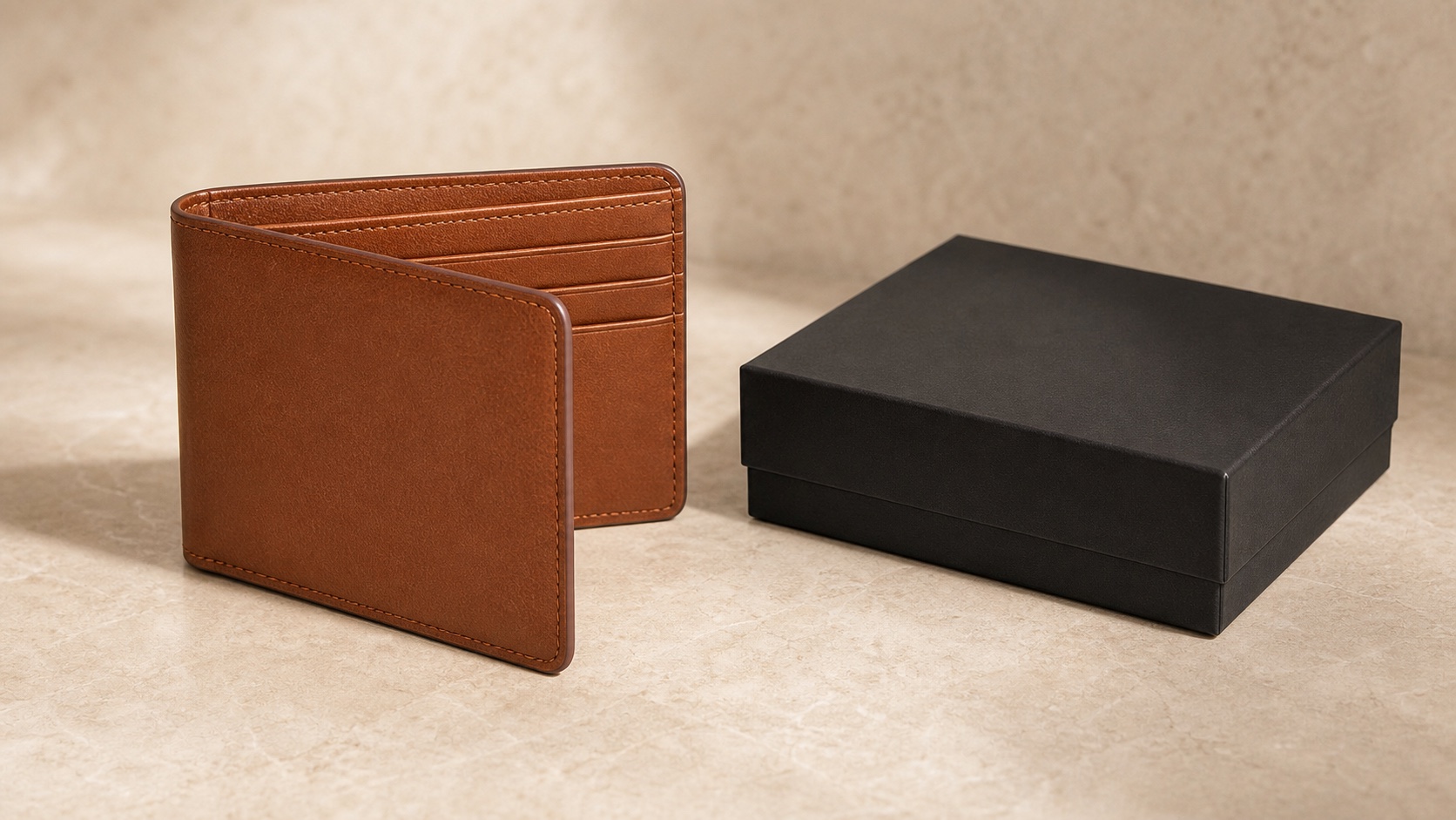 Lederbrieftasche Geschenkaccessoire Visual-Vorlage - Produktreferenz Lederbrieftasche Geschenkaccessoire Visual-Vorlage - Produktreferenz