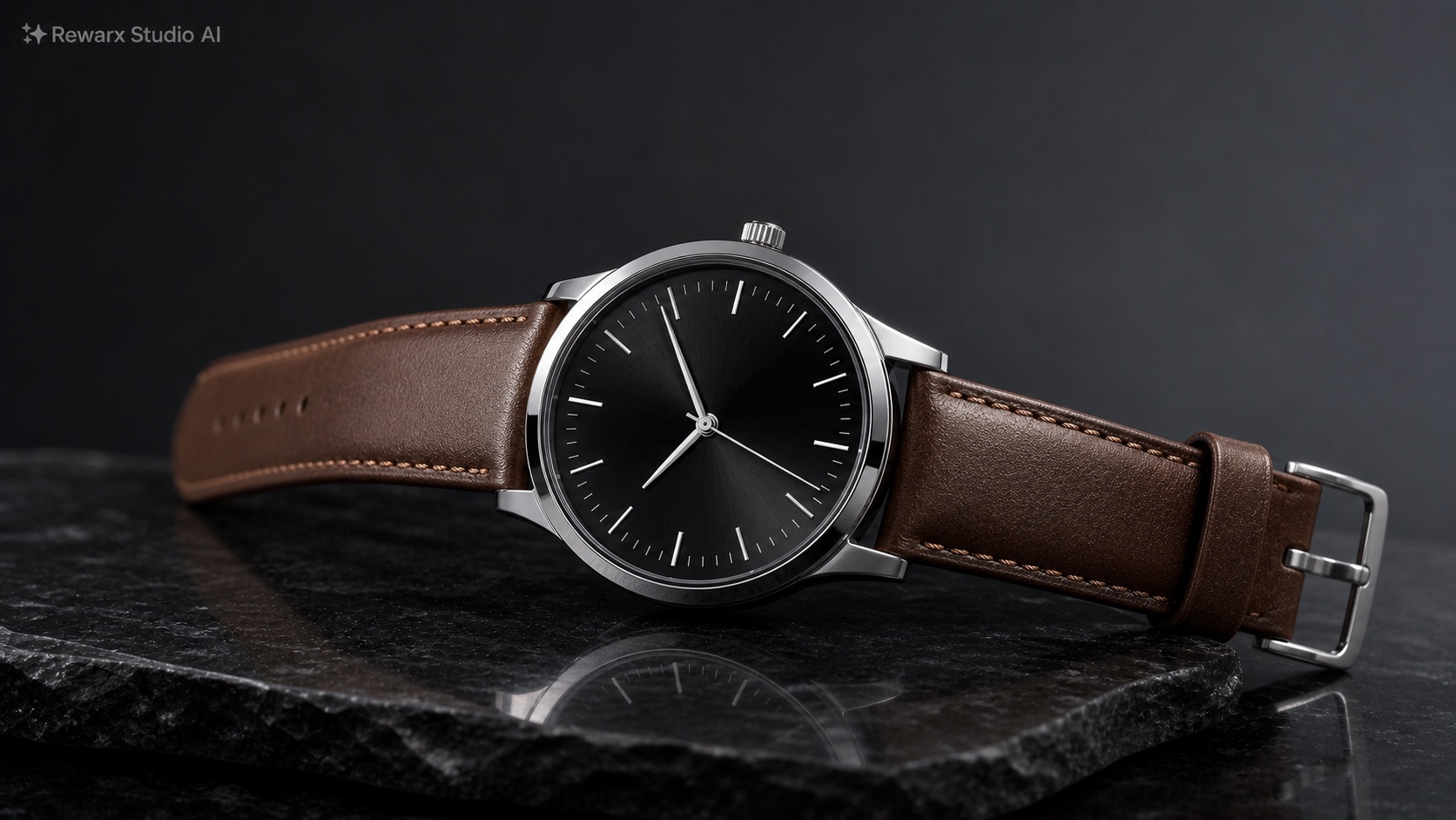 Luks saat yansima detayi gorsel sablonu - watches - precision watch reflection macro - Rewarx Visual Content Library