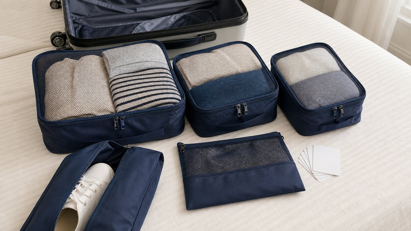 packing cube set suitcase visual template - Product reference packing cube set suitcase visual template - Product reference
