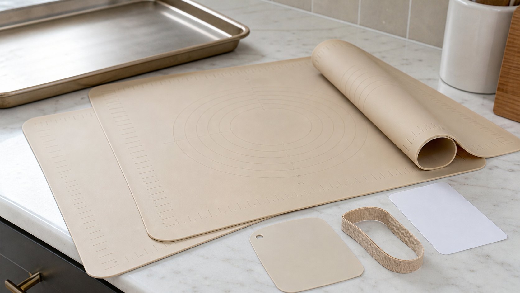Wiederverwendbare Silikon-Backmatte für die Küche Visual-Vorlage - Produktreferenz Wiederverwendbare Silikon-Backmatte für die Küche Visual-Vorlage - Produktreferenz