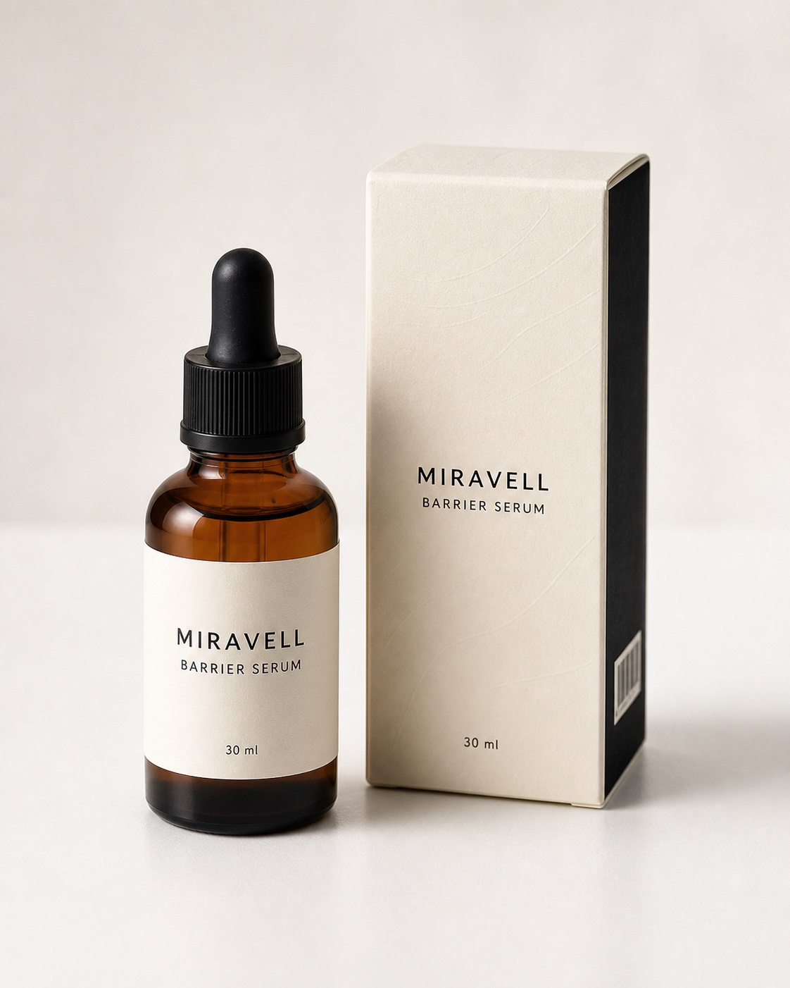 Product reference - قالب صورة نمط حياة لزجاجة سيروم عناية بالبشرة