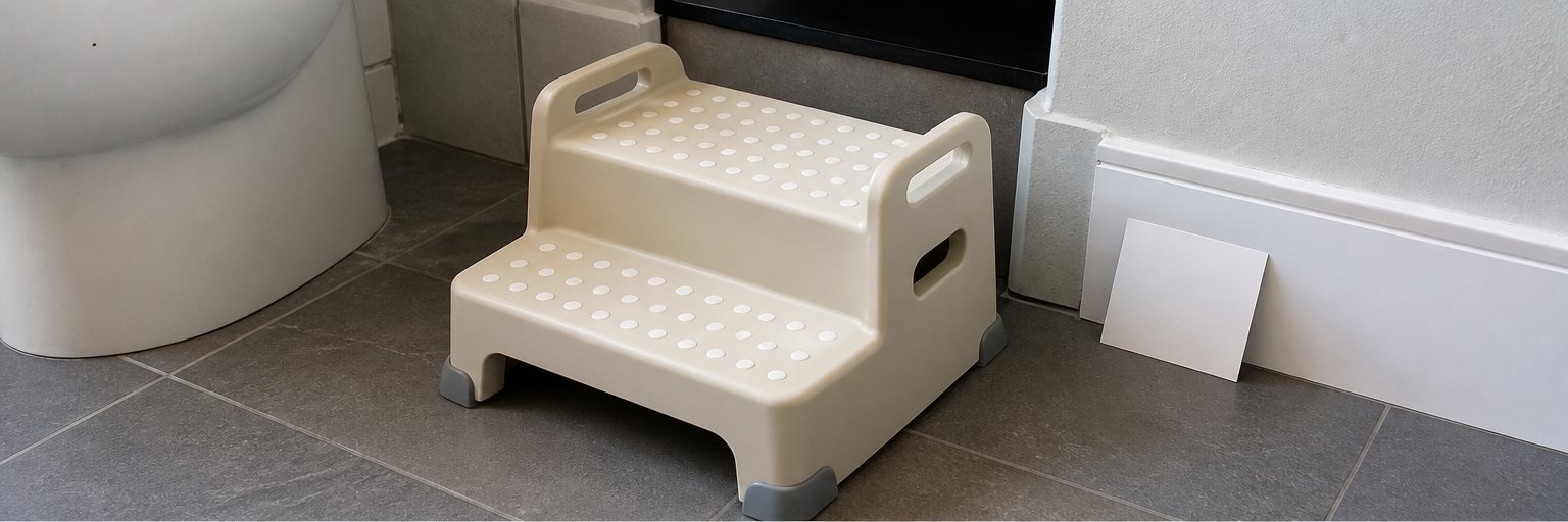Tritthocker für Kleinkinder im Badezimmer Visual-Vorlage - Produktreferenz Tritthocker für Kleinkinder im Badezimmer Visual-Vorlage - Produktreferenz